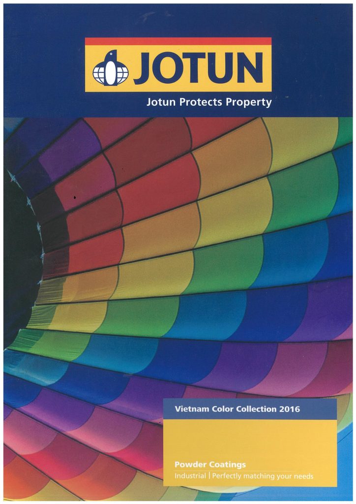 Bảng màu bột sơn tĩnh điện hãng Jotun 7 Bang mau bot son tinh dien Jotun 2