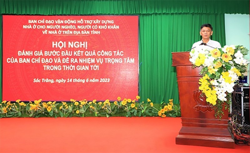 Xay dung 1.200 can nha cho nguoi ngheo o Soc Trang