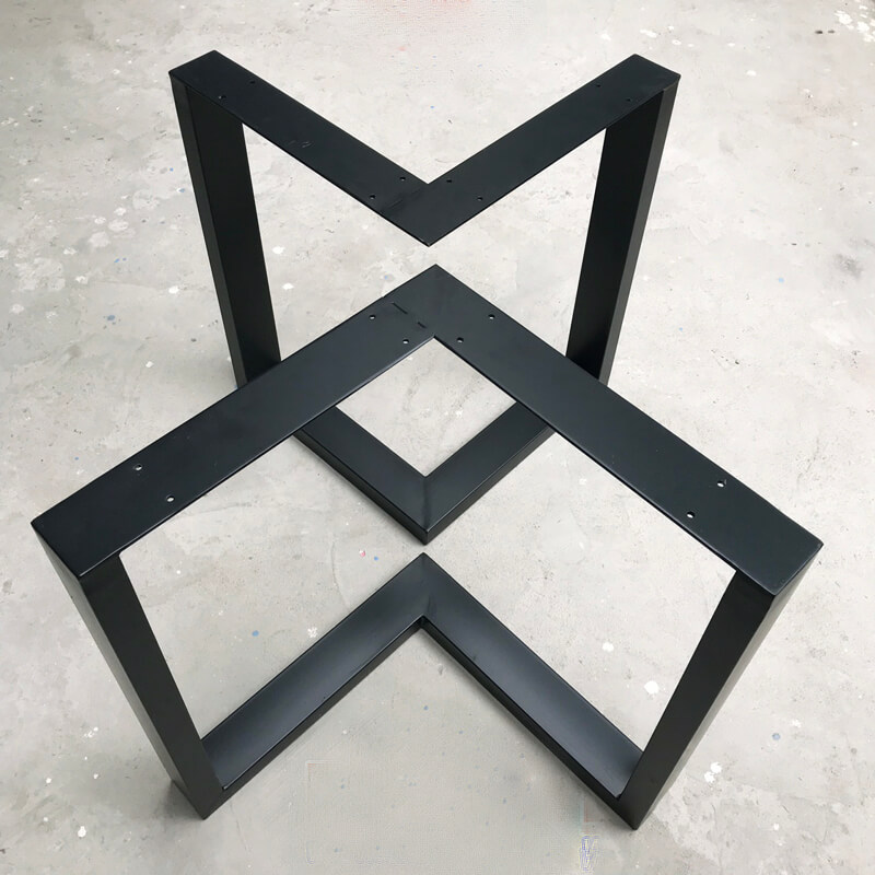 Chân bàn chữ T sắt hộp 40x80 sơn tĩnh điện SGH-1426