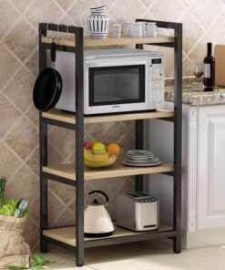 Kệ để lò nướng/ vi sóng khung sắt mặt gỗ SGH-1460