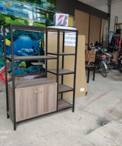 Kệ để lò vi sóng khung sắt có tủ gỗ GHTop-5117 14 ke de lo vi song khung sat co tu go ghtop 5117 MHG 450EV 5