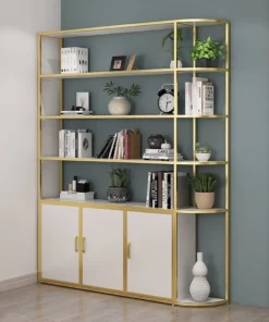 Kệ trang trí khung sắt mặt gỗ SGH-1662