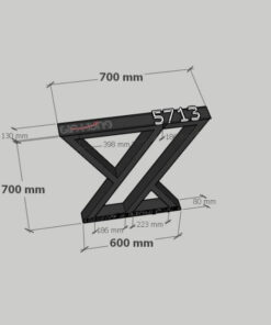 Alternative view of Chân bàn sắt hộp sơn tĩnh điện SGH-1382