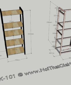 Kệ để lò vi sóng 5 tầng đa năng SGH-1462 14 kich thuoc ke de lo vi song 5 tang da nang ghk 101