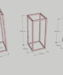 Bộ 3 kệ để chậu hoa khung chân sắt mặt gỗ SGH-1937 11 ban ve bo 3 ke de chau hoa ghz 697 khung chan sat mat go