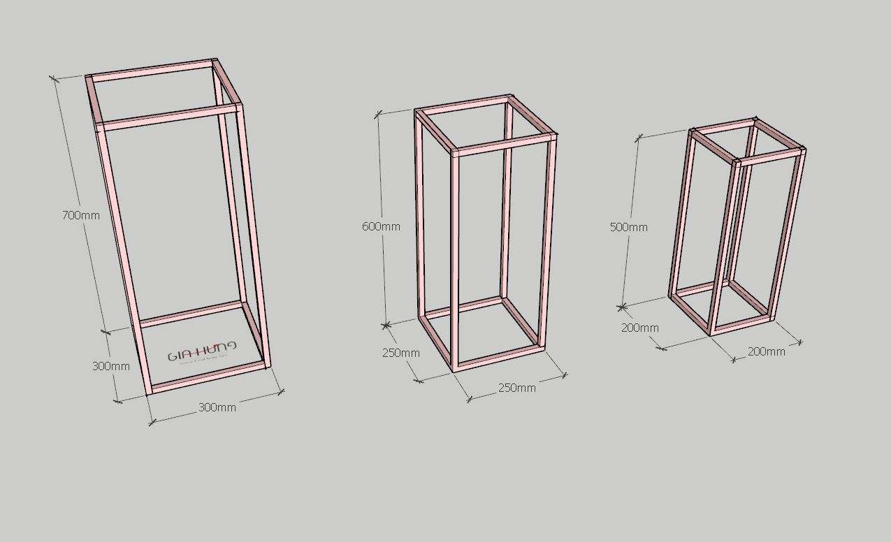 Bộ 3 kệ để chậu hoa khung chân sắt mặt gỗ SGH-1937 7 Bộ 3 kệ để chậu hoa khung chân sắt mặt gỗ SGH-1937 - Ảnh 5