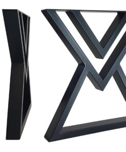 Chân bàn chữ V sắt hộp 40x80 sơn tĩnh điện SGH-1998