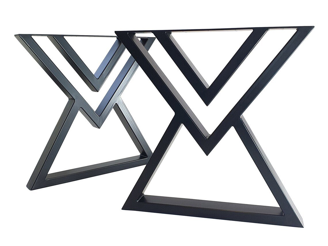 Chân bàn chữ V sắt hộp 40x80 sơn tĩnh điện SGH-1998 5 Chân bàn chữ V sắt hộp 40x80 sơn tĩnh điện SGH-1998 - Ảnh 3