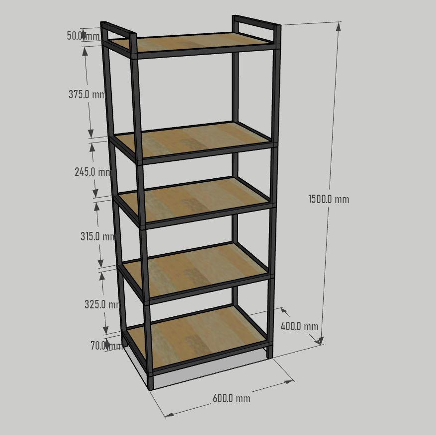 Kệ để lò vi sóng 5 tầng đa năng SGH-2036 3 Kệ để lò vi sóng 5 tầng đa năng SGH-2036