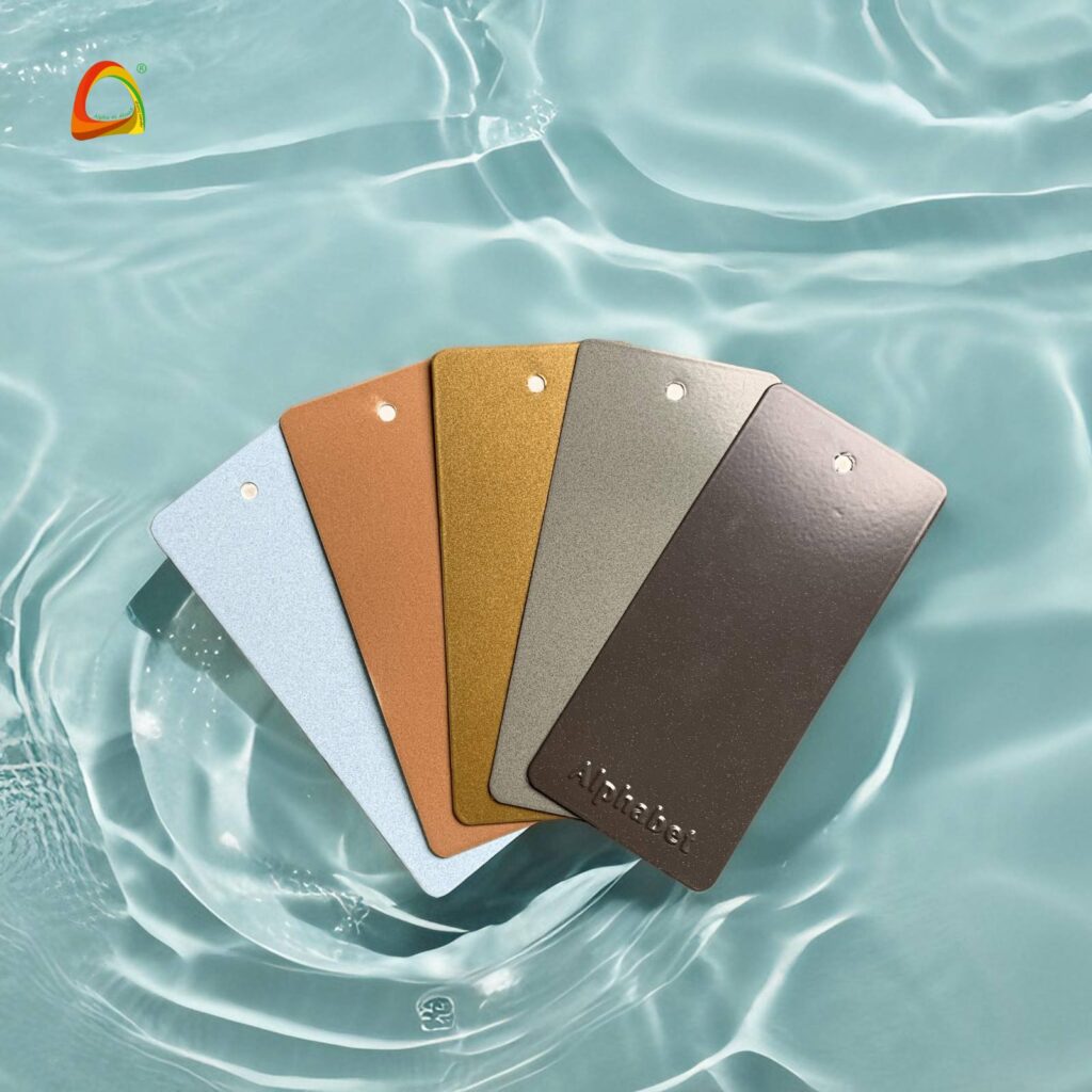 Bảng màu bột sơn tĩnh điện Alphabet Coatings 14 Bot Son Tinh Dien Alphabet Coatings – Lua Chon Tinh Hoa Trong Viec Bao Ve San Pham Kim Loai 2