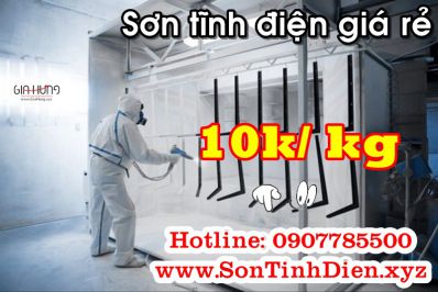 Cách tính giá sơn tĩnh điện? 2 xuong son tinh dien gia re tphcm