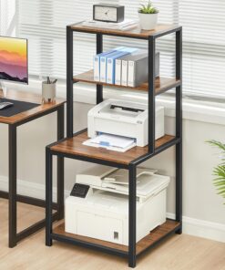 Kệ để máy in khung sắt mặt gỗ SGH-2524