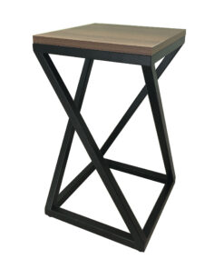 Ghế đôn chân sắt mặt gỗ SGH-2567