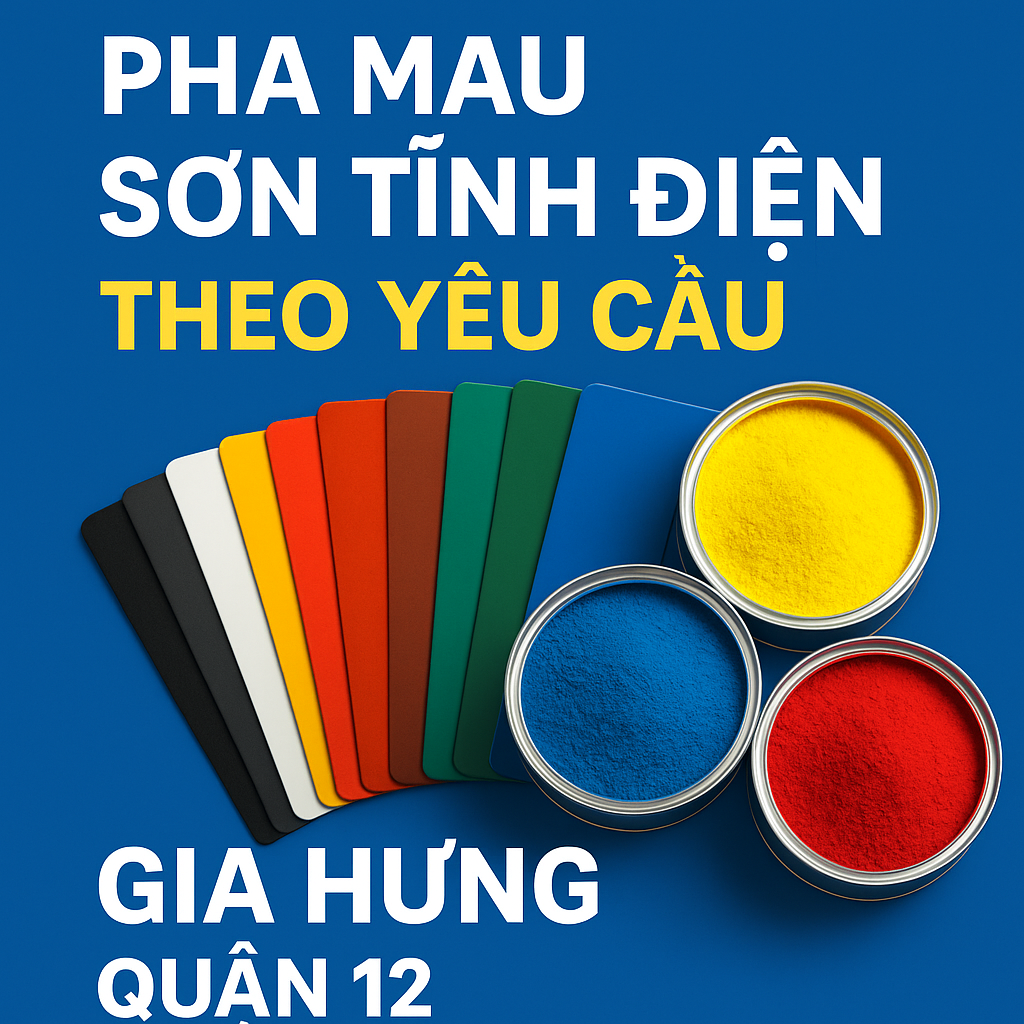 Dịch vụ pha màu sơn tĩnh điện theo yêu cầu – Gia Hưng Quận 12 4 Dịch vụ pha màu sơn tĩnh điện theo yêu cầu – Gia Hưng Quận 12