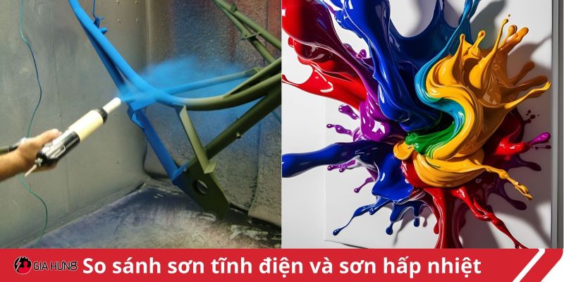 Sơn hấp nhiệt và sơn tĩnh điện có gì giống và khác nhau 3 Sơn hấp nhiệt và sơn tĩnh điện có gì giống và khác nhau
