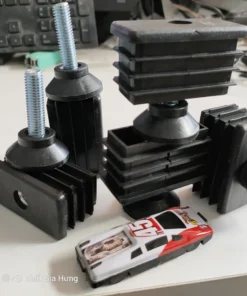 Alternative view of Nguyên bộ chân tăng chỉnh sắt hộp 30×60 tán M10 SGH-3079